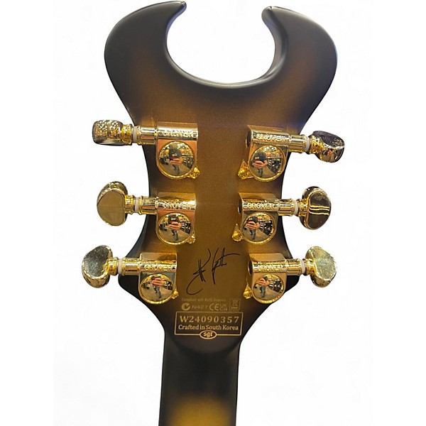 Used Schecter Guitar Research Synyster Gates Signature Custom S GOLD BURST Solid Body Electric Guitar