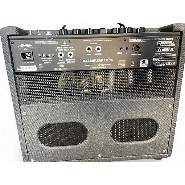 Used Fender Bassbreaker 15W 1x12 Tube Guitar Combo Amp