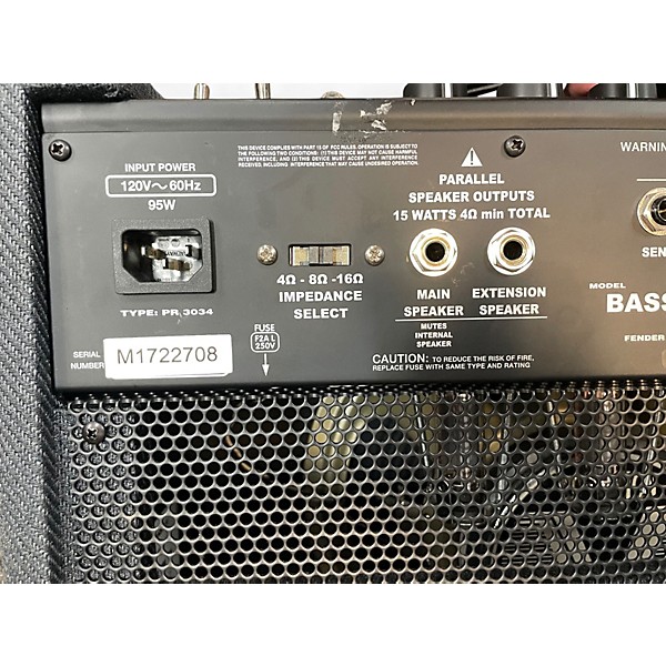 Used Fender Bassbreaker 15W 1x12 Tube Guitar Combo Amp