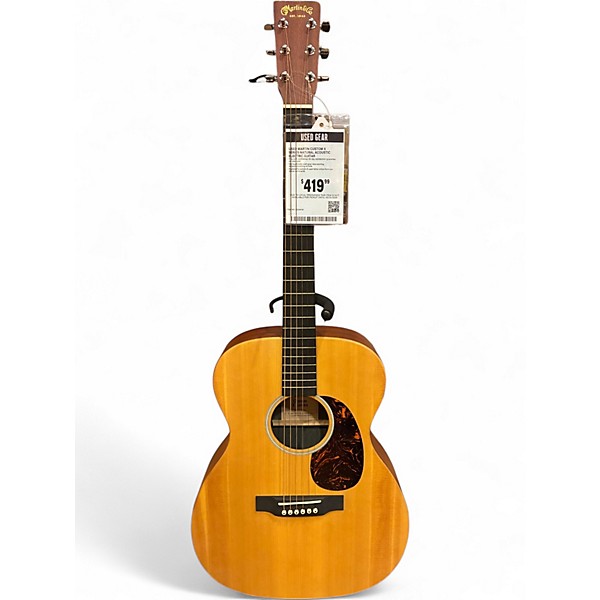 Used Martin CUSTOM X SERIES Natural Acoustic Electric Guitar