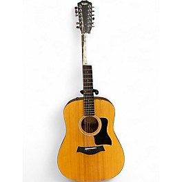 Used Taylor 150E Natural 12 String Acoustic Electric Guitar