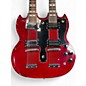 Used Epiphone G1275 Double Neck Cherry Solid Body Electric Guitar