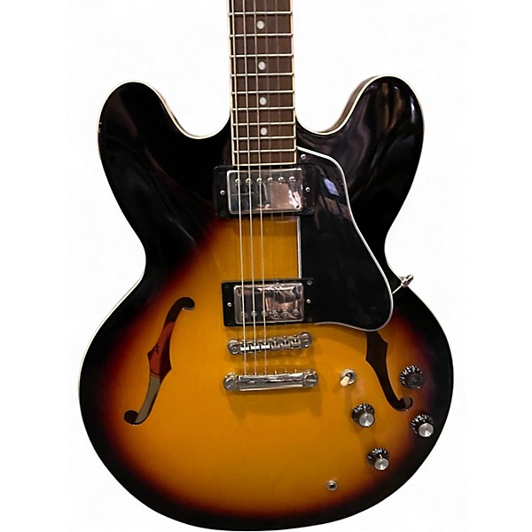 Used Epiphone INSPIRED BY GIBSON ES335 Vintage Sunburst Hollow Body Electric Guitar