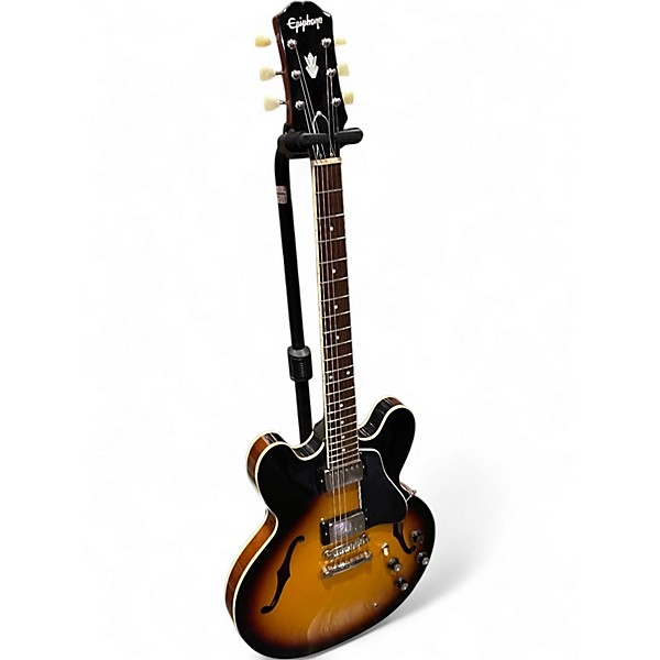 Used Epiphone INSPIRED BY GIBSON ES335 Vintage Sunburst Hollow Body Electric Guitar