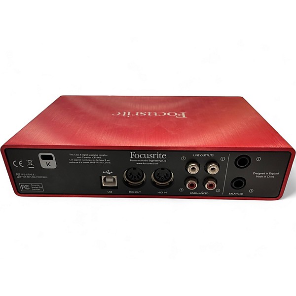 Used Focusrite Scarlett 2i4 Gen 2 Audio Interface