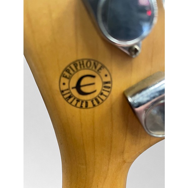 Used Eiphone Accu Bass Natural Electric Bass Guitar