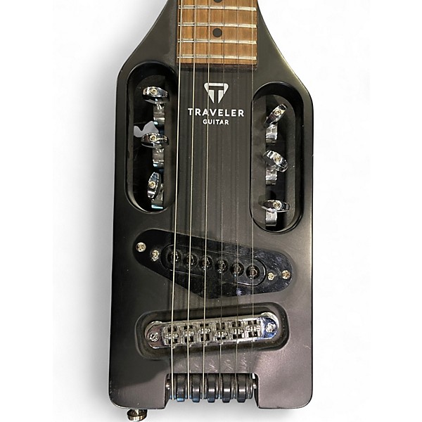 Used Traveler Guitar Ultra Light Black Acoustic Guitar