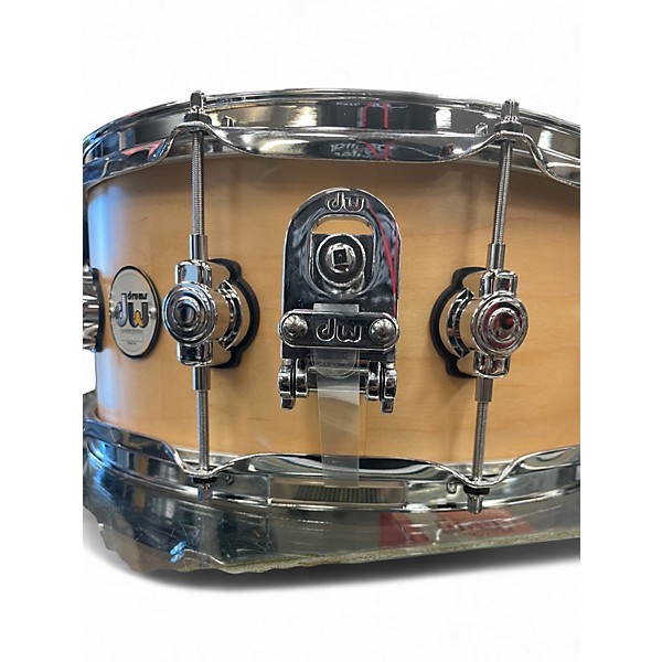 Used DW 6X14 Design Series Snare Natural Drum