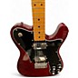 Used Partscaster Telecaster Deluxe Wine Red Solid Body Electric Guitar