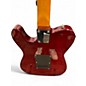 Used Partscaster Telecaster Deluxe Wine Red Solid Body Electric Guitar
