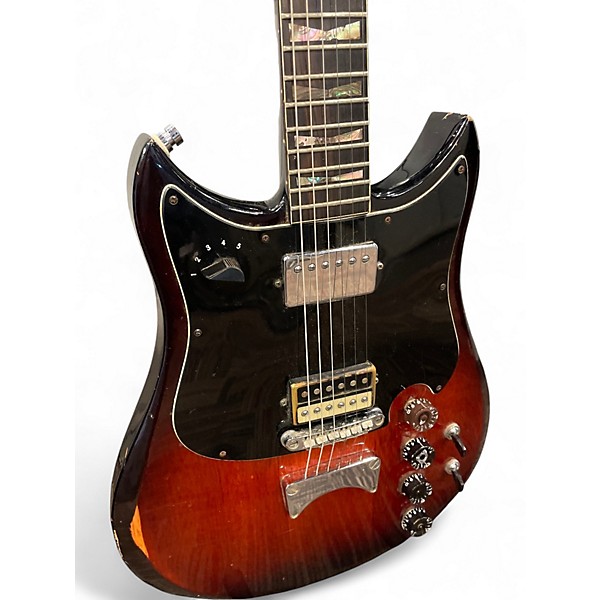 Vintage 1970s Electra X700 Outlaw MPC Sunburst Solid Body Electric Guitar