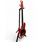 Used Ernie Ball Music Man Stingray 4 Left Handed Red Sparkle Electric Bass Guitar