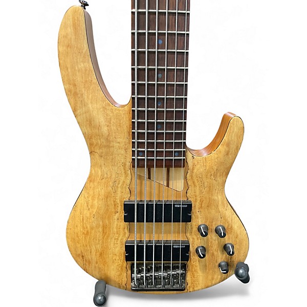 Used ESP B206 Spalted Maple Electric Bass Guitar