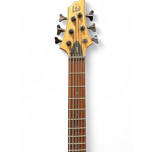 Used ESP B206 Spalted Maple Electric Bass Guitar