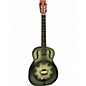 Used National NRP Green Acoustic Electric Guitar