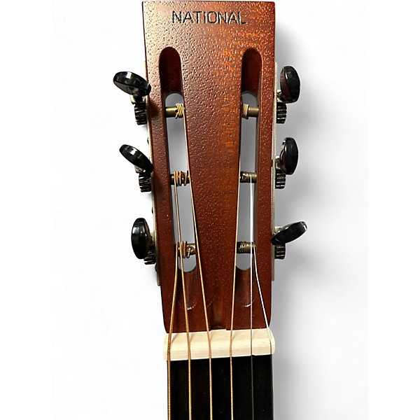 Used National NRP Green Acoustic Electric Guitar