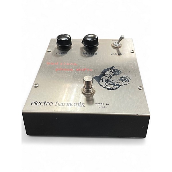 Used Electro-Harmonix Bad Stone Phase Shifter V1 Mummy Face Effect Pedal