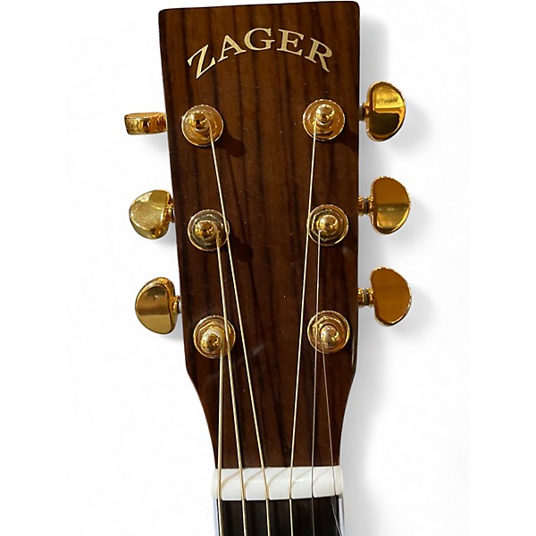 Used 2021 Zager ZAD-800M Natural Acoustic Guitar