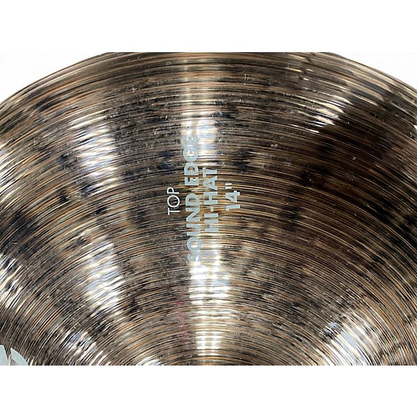 Used Paiste 14in 900 Series Sound Edge Hi Hat Pair Cymbal
