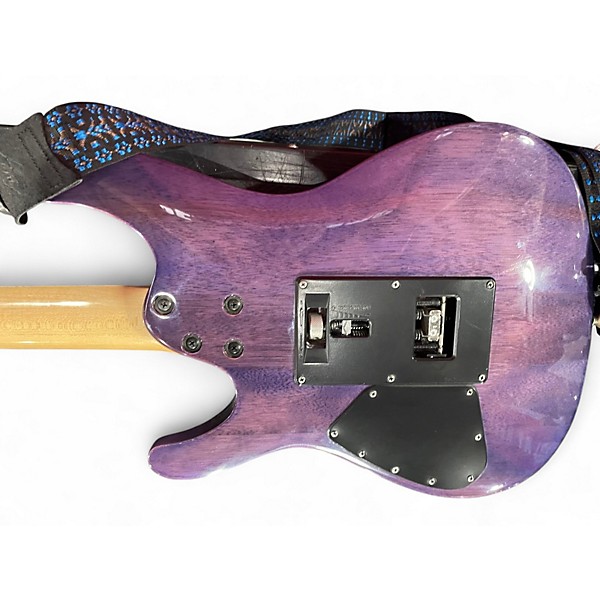 Used Ibanez S570M Trans Purple Solid Body Electric Guitar