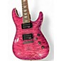 Used Schecter Guitar Research Omen Extreme 6 Pink Solid Body Electric Guitar