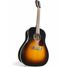 Used 2025 Gibson j45 12 string Vintage Sunburst 12 String Acoustic Electric Guitar