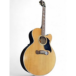 Used 2002 Gibson j180 ec starburst Natural Acoustic Electric Guitar
