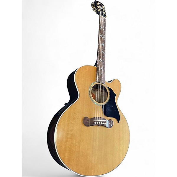 Used 2002 Gibson j180 ec starburst Natural Acoustic Electric Guitar