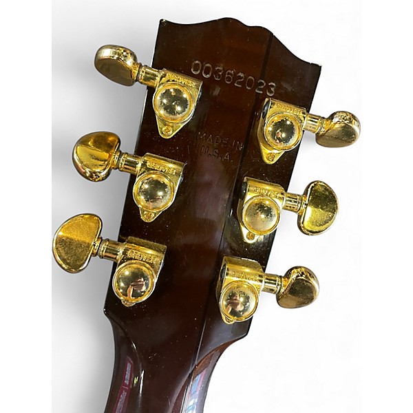 Used 2002 Gibson j180 ec starburst Natural Acoustic Electric Guitar
