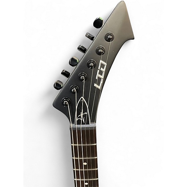 Used ESP LTD James Hetfield Snakebyte Black Solid Body Electric Guitar
