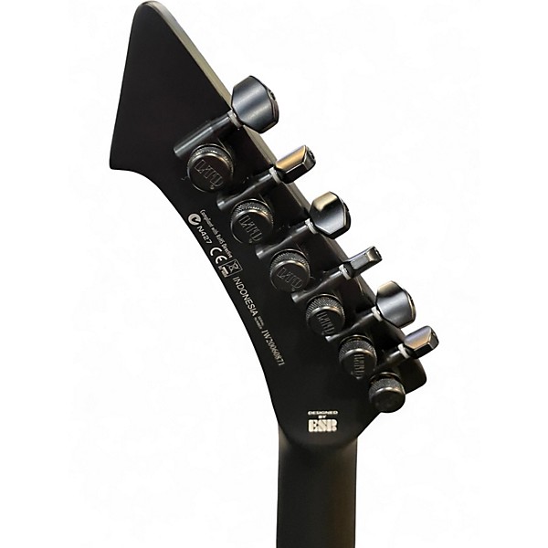Used ESP LTD James Hetfield Snakebyte Black Solid Body Electric Guitar