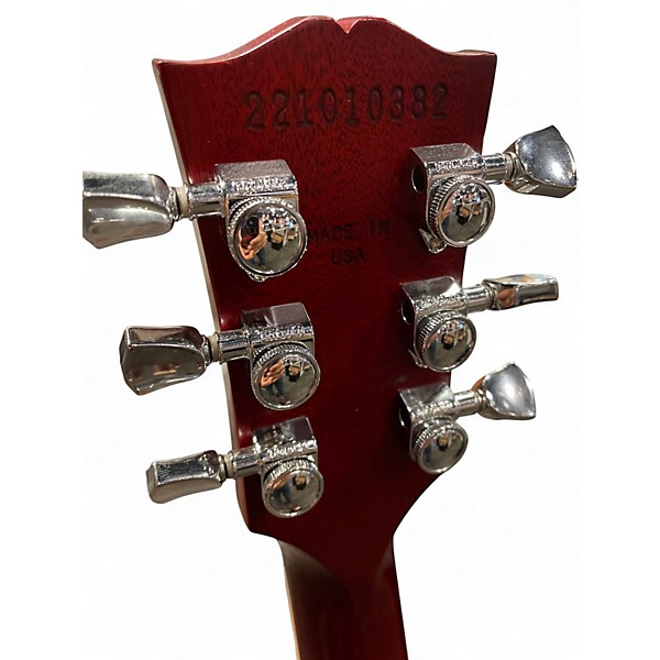 Used Gibson TRAD PRO V SATIN WINE RED Solid Body Electric Guitar