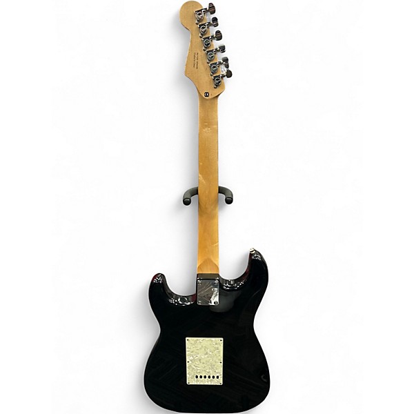 Used Squier Standard Stratocaster Black Solid Body Electric Guitar