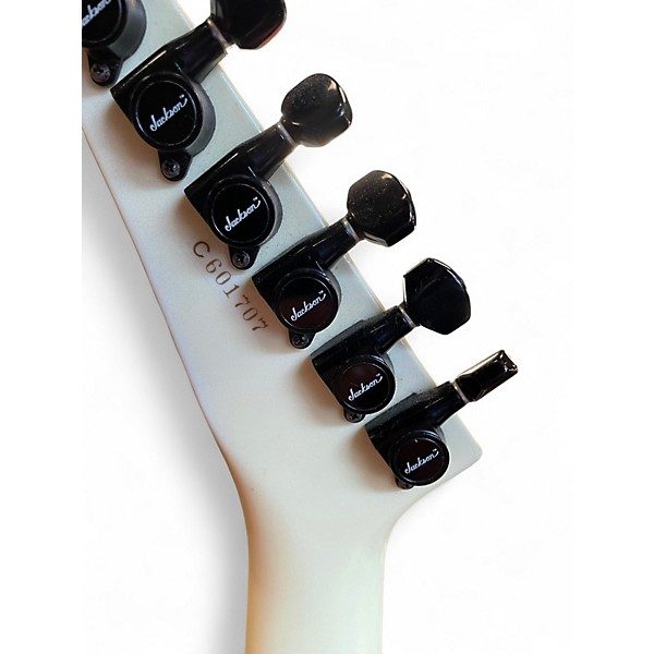 Vintage 1980s Charvel MODEL 5 Antique Ivory Solid Body Electric Guitar