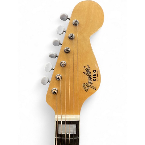 Used Fender CALIFORNIA KING VINTAGE Natural Acoustic Electric Guitar