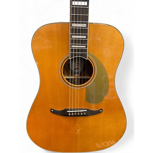 Used Fender CALIFORNIA KING VINTAGE Natural Acoustic Electric Guitar