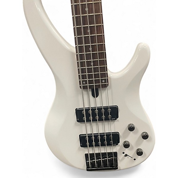Used Yamaha trbx305 Alpine White Electric Bass Guitar