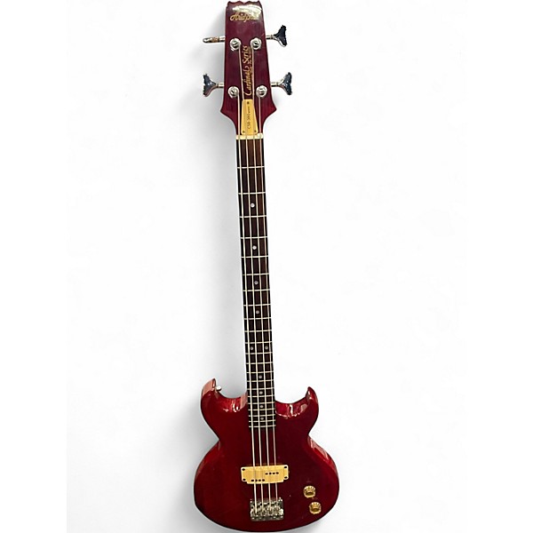 Used Aria Pro Iii Cardinal Red Electric Bass Guitar