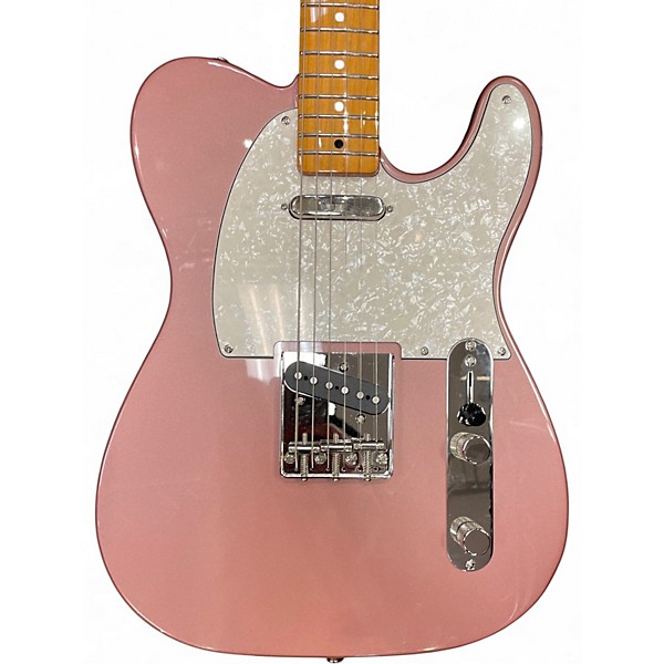 Used Squier Classic Vibe 1950S Telecaster Pink Solid Body Electric Guitar