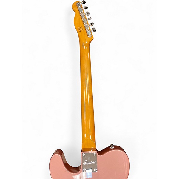 Used Squier Classic Vibe 1950S Telecaster Pink Solid Body Electric Guitar