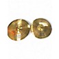 Used Wuhan Cymbals & Gongs 14in 457 Heavy Metal Hi-Hat Pair Cymbal
