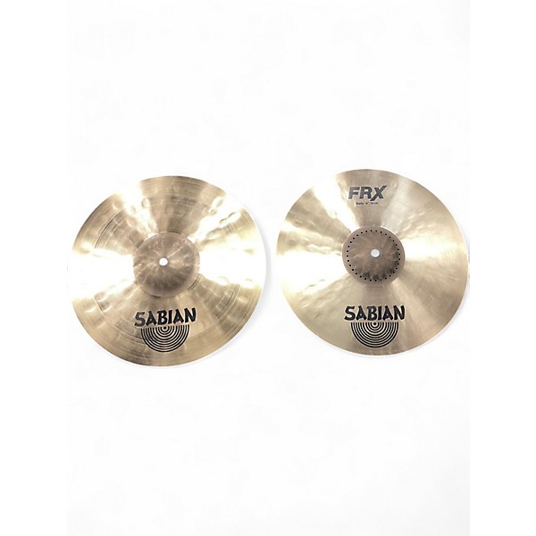 Used SABIAN 14in FRX HI HATS PAIR Cymbal