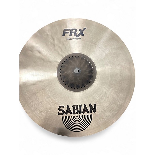 Used SABIAN 14in FRX HI HATS PAIR Cymbal