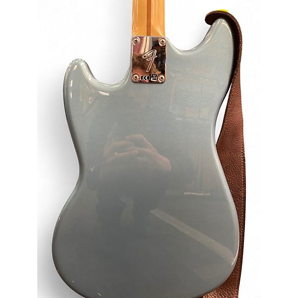 Used Fender Mustang Bass Tidepool Electric Bass Guitar