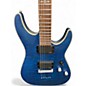 Used Schecter Guitar Research C1 Platinum Trans Blue Solid Body Electric Guitar