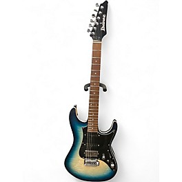 Used Ibanez AZ24P1QM Deep Ocean Blonde Solid Body Electric Guitar
