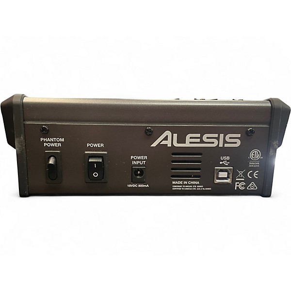 Used Alesis MultiMix 4 USB FX 4-Channel Unpowered Mixer