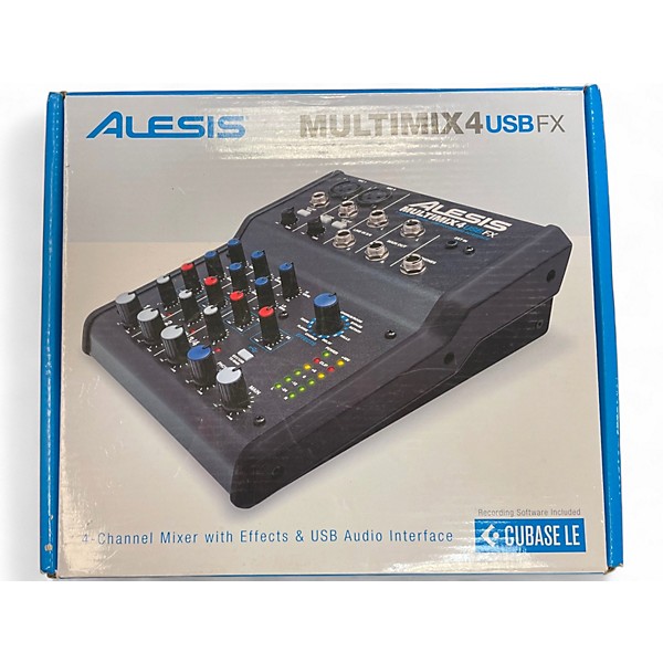 Used Alesis MultiMix 4 USB FX 4-Channel Unpowered Mixer