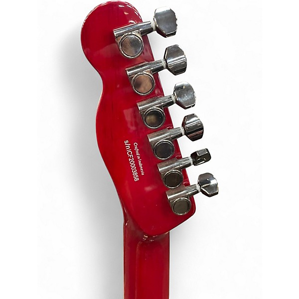 Used Fender Special Edition Custom Telecaster FMT HH Crimson Red Trans Solid Body Electric Guitar