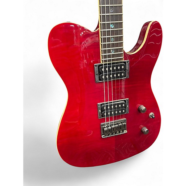 Used Fender Special Edition Custom Telecaster FMT HH Crimson Red Trans Solid Body Electric Guitar